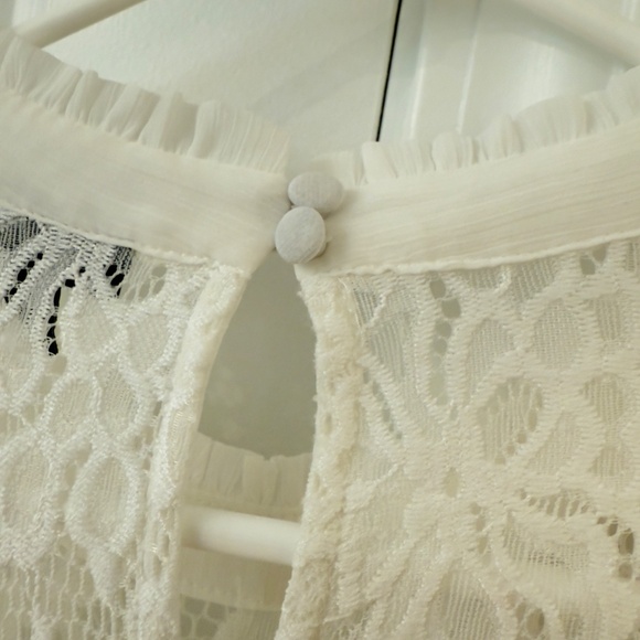 Airy Lace Blouse, Large, Torrid - Picture 6 of 10